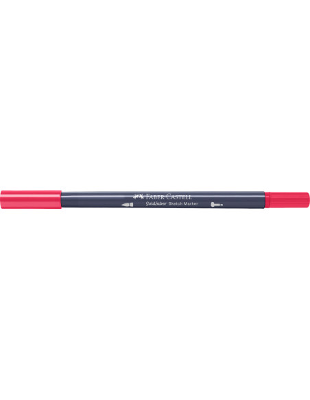 FC164717-5,Sketch marker 2 capete carmin permanent 126 goldfaber Faber-castell - Set 5