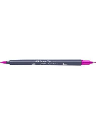 FC164723-5,Sketch marker 2 capete roz purpuriu mediu 125 goldfaber Faber-castell - Set 5