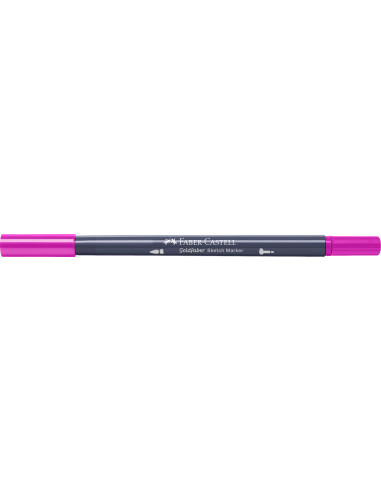 FC164723-5,Sketch marker 2 capete roz purpuriu mediu 125 goldfaber Faber-castell - Set 5