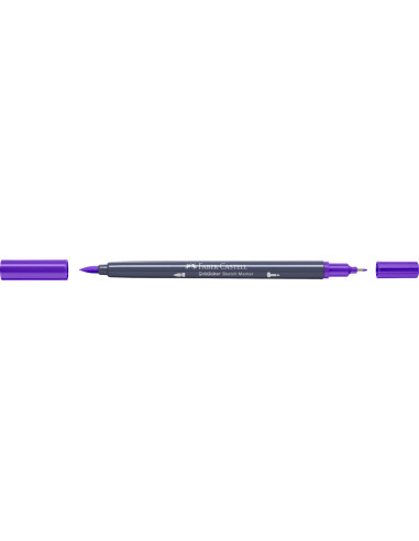 FC164737-5,Sketch marker 2 capete violet purpuriu 136 goldfaber Faber-castell - Set 5