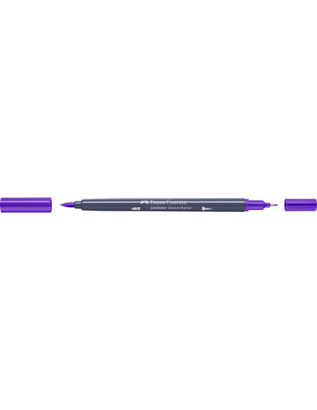 FC164737-5,Sketch marker 2 capete violet purpuriu 136 goldfaber Faber-castell - Set 5