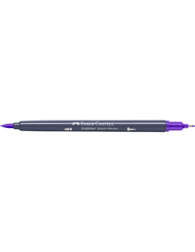 FC164737-5,Sketch marker 2 capete violet purpuriu 136 goldfaber Faber-castell - Set 5