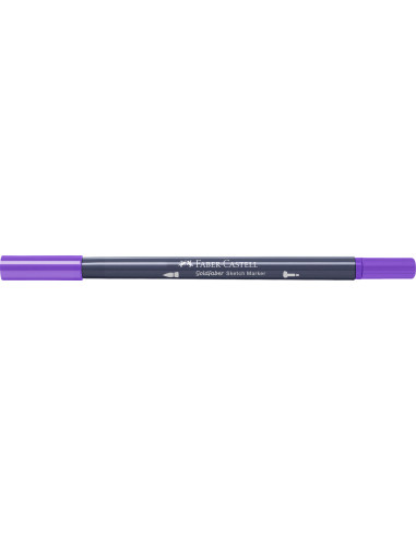 FC164737-5,Sketch marker 2 capete violet purpuriu 136 goldfaber Faber-castell - Set 5