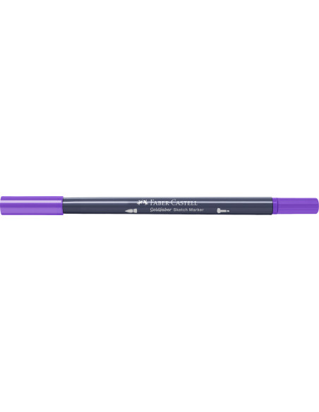 FC164737-5,Sketch marker 2 capete violet purpuriu 136 goldfaber Faber-castell - Set 5