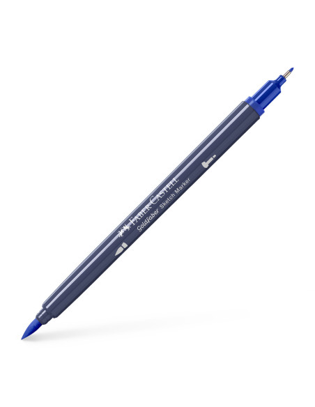 FC164740-5,Sketch marker 2 capete albastru indian 247 goldfaber Faber-castell - Set 5