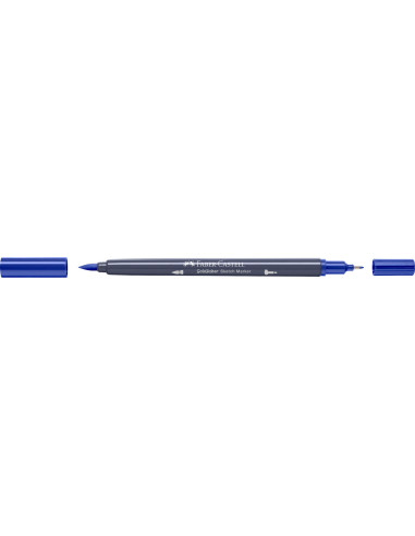 FC164740-5,Sketch marker 2 capete albastru indian 247 goldfaber Faber-castell - Set 5