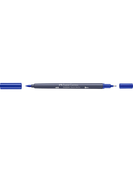 FC164740-5,Sketch marker 2 capete albastru indian 247 goldfaber Faber-castell - Set 5