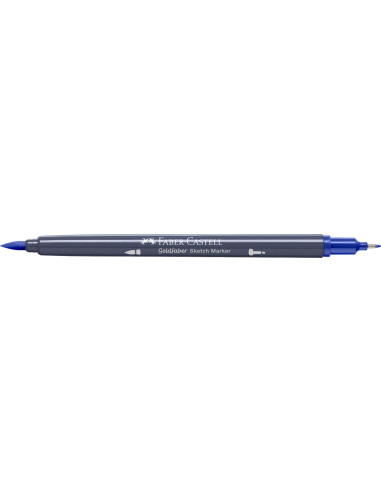 FC164740-5,Sketch marker 2 capete albastru indian 247 goldfaber Faber-castell - Set 5