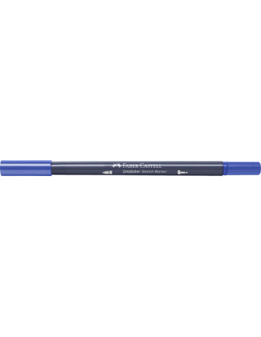 FC164740-5,Sketch marker 2 capete albastru indian 247 goldfaber Faber-castell - Set 5