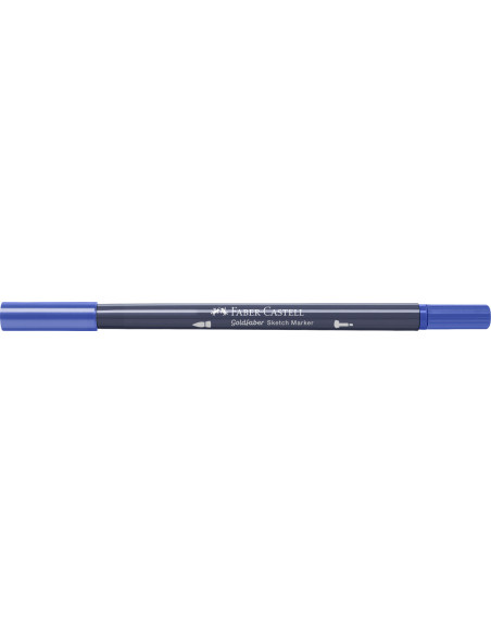 FC164740-5,Sketch marker 2 capete albastru indian 247 goldfaber Faber-castell - Set 5