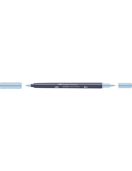 FC164742-5,Sketch marker 2 capete bleu porumbel deschis 452 goldfaber Faber-castell - Set 5