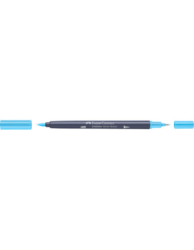 FC164745-5,Sketch marker 2 capete albastru apa 164 goldfaber Faber-castell - Set 5