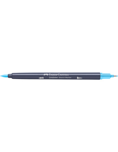 FC164745-5,Sketch marker 2 capete albastru apa 164 goldfaber Faber-castell - Set 5
