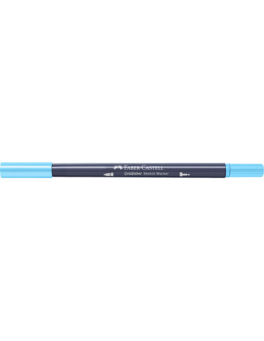 FC164745-5,Sketch marker 2 capete albastru apa 164 goldfaber Faber-castell - Set 5