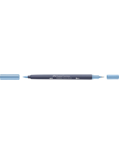 FC164746-5,Sketch marker 2 capete bleu porumbel inchis 453 goldfaber Faber-castell - Set 5