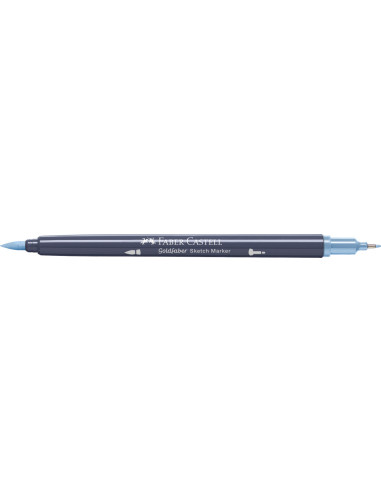 FC164746-5,Sketch marker 2 capete bleu porumbel inchis 453 goldfaber Faber-castell - Set 5