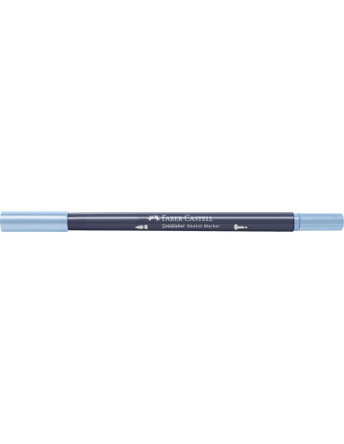FC164746-5,Sketch marker 2 capete bleu porumbel inchis 453 goldfaber Faber-castell - Set 5