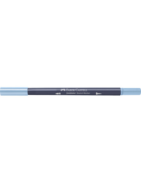 FC164746-5,Sketch marker 2 capete bleu porumbel inchis 453 goldfaber Faber-castell - Set 5