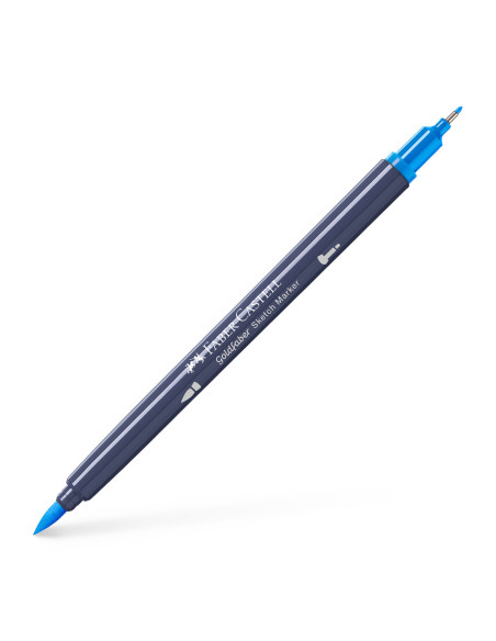 FC164747-5,Sketch marker 2 capete albastru marin 451 goldfaber Faber-castell - Set 5