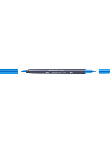 FC164747-5,Sketch marker 2 capete albastru marin 451 goldfaber Faber-castell - Set 5