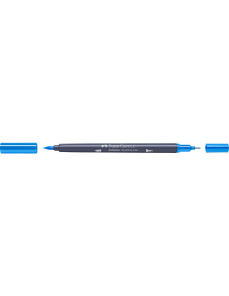 FC164747-5,Sketch marker 2 capete albastru marin 451 goldfaber Faber-castell - Set 5