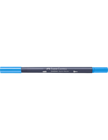 FC164747-5,Sketch marker 2 capete albastru marin 451 goldfaber Faber-castell - Set 5