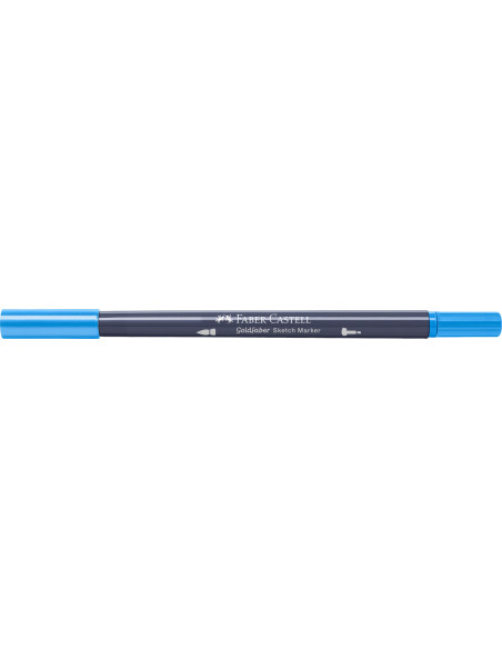 FC164747-5,Sketch marker 2 capete albastru marin 451 goldfaber Faber-castell - Set 5