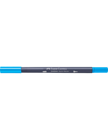 FC164748-5,Sketch marker 2 capete albastru azur 449 goldfaber Faber-castell - Set 5