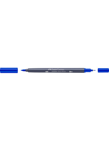 FC164749-5,Sketch marker 2 capete albastru heliu roscat 151 goldfaber Faber-castell - Set 5
