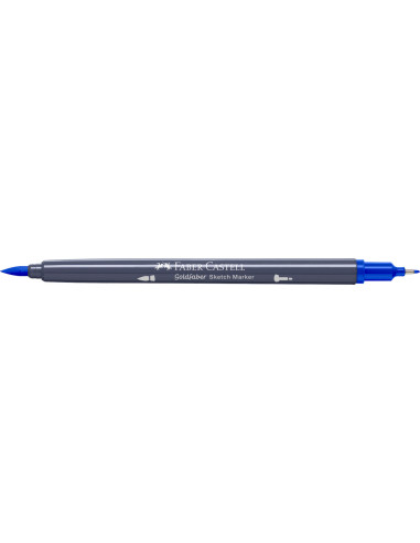 FC164749-5,Sketch marker 2 capete albastru heliu roscat 151 goldfaber Faber-castell - Set 5