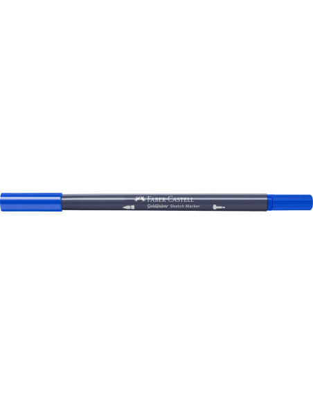 FC164749-5,Sketch marker 2 capete albastru heliu roscat 151 goldfaber Faber-castell - Set 5