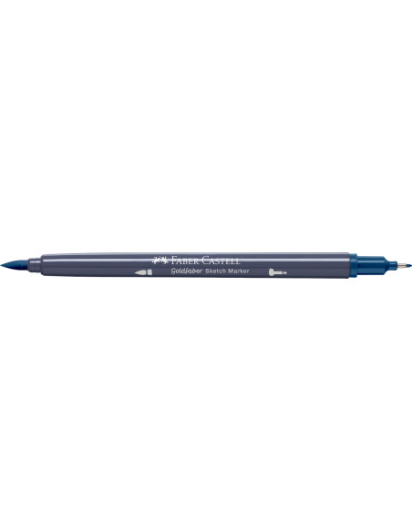 FC164750-5,Sketch marker 2 capete indigo 450 goldfaber Faber-castell - Set 5