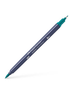 FC164751-5,Sketch marker 2 capete verde cobalt inchis 313 goldfaber Faber-castell - Set 5
