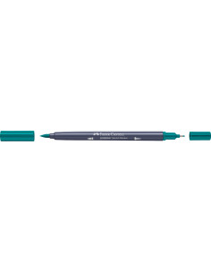 FC164751-5,Sketch marker 2 capete verde cobalt inchis 313 goldfaber Faber-castell - Set 5 2