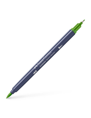 FC164860-5,Sketch marker 2 capete verde pamantiu galbui 168 goldfaber Faber-castell - Set 5