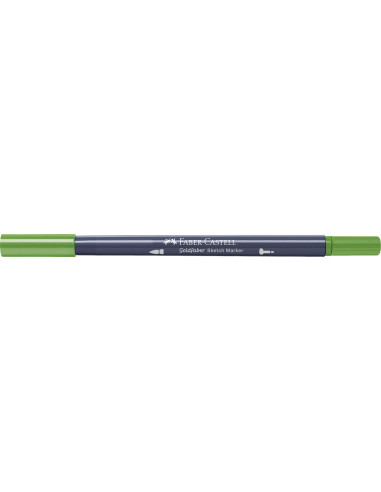 FC164860-5,Sketch marker 2 capete verde pamantiu galbui 168 goldfaber Faber-castell - Set 5