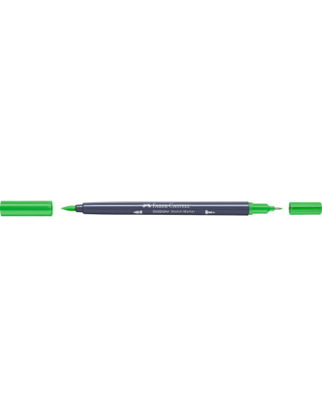 FC164861-5,Sketch marker 2 capete verde frunza 112 goldfaber Faber-castell - Set 5