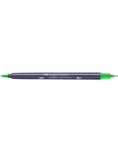 FC164861-5,Sketch marker 2 capete verde frunza 112 goldfaber Faber-castell - Set 5