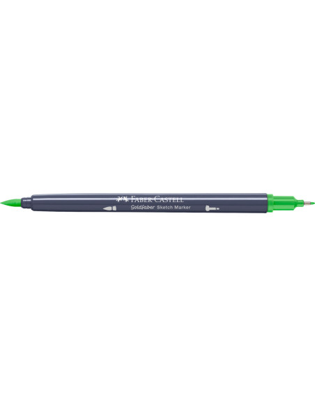 FC164861-5,Sketch marker 2 capete verde frunza 112 goldfaber Faber-castell - Set 5