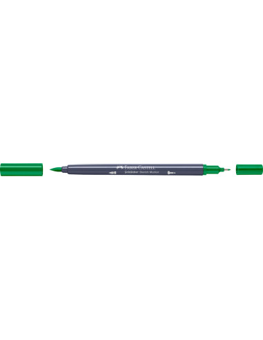 FC164762-5,Sketch marker 2 capete verde monstru 316 goldfaber Faber-castell - Set 5