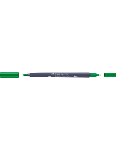 FC164762-5,Sketch marker 2 capete verde monstru 316 goldfaber Faber-castell - Set 5