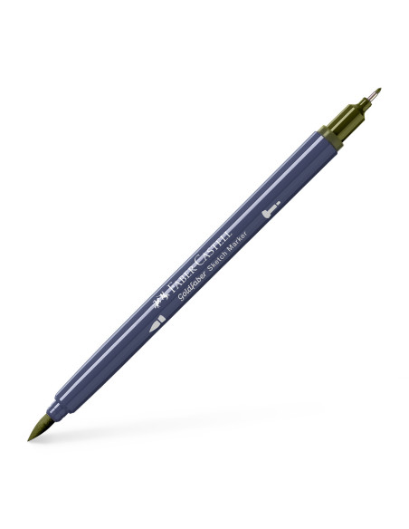 FC164763-5,Sketch marker 2 capete olive galbui 173 goldfaber Faber-castell - Set 5