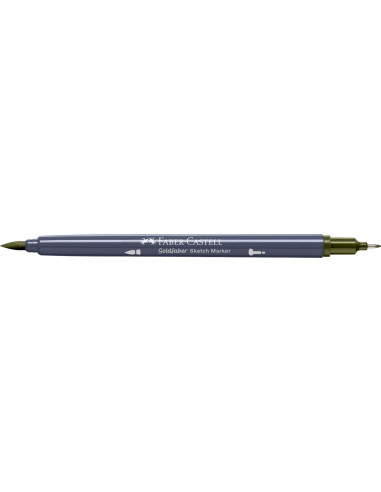 FC164763-5,Sketch marker 2 capete olive galbui 173 goldfaber Faber-castell - Set 5
