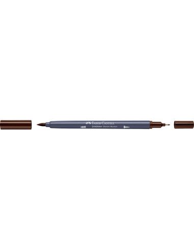 FC164778-5,Sketch marker 2 capete maro ars 280 goldfaber Faber-castell - Set 5