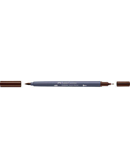 FC164778-5,Sketch marker 2 capete maro ars 280 goldfaber Faber-castell - Set 5