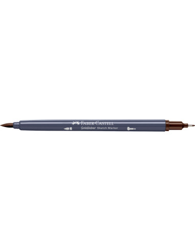 FC164778-5,Sketch marker 2 capete maro ars 280 goldfaber Faber-castell - Set 5