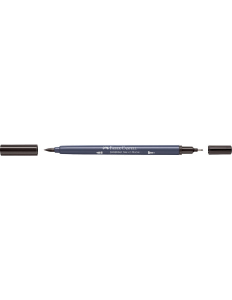 FC164776-5,Sketch marker 2 capete sepia inchis 175 goldfaber Faber-castell - Set 5