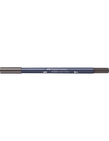 FC164776-5,Sketch marker 2 capete sepia inchis 175 goldfaber Faber-castell - Set 5
