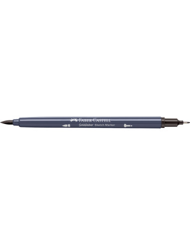FC164776-5,Sketch marker 2 capete sepia inchis 175 goldfaber Faber-castell - Set 5