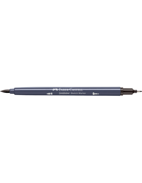 FC164776-5,Sketch marker 2 capete sepia inchis 175 goldfaber Faber-castell - Set 5